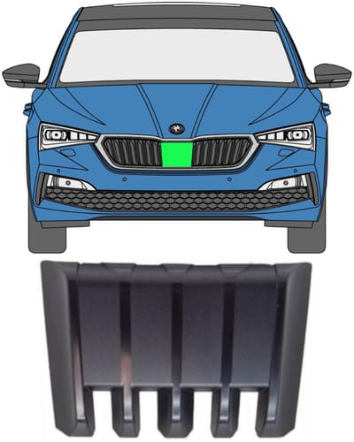Grille afdekkap voor Skoda Scala 2019-