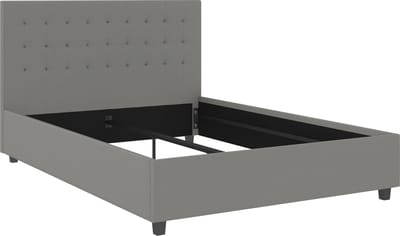 Emily-Bed - 140x200 - Lichtgrijs