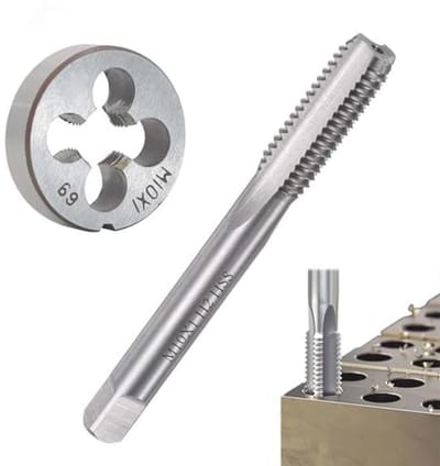 Metrische Tap en Die Set HSS M10 X 1 - Hoge Snelheid Staal Voor Metalen Bewerkingen