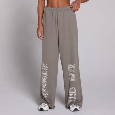 MP Dames Lift Graphic Lifestyle Rechte Pijpen Joggingbroek - Donker Truffel - S