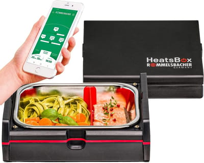Elektrische Lunchtrommel met Opwarmfunctie - RVS Container en App-Bediening
