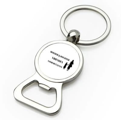Akyol - moeder en dochter vrienden voor het leven flesopener - Dochter - moeder/dochter - moeder cadeautjes - moederdag - verjaardag - geschenk - kado - dochter - dochter artikelen - verjaardag dochter - 9 bij 3 cm