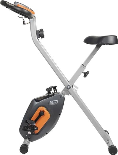 Opvouwbare Hometrainer - X-fiets - Thuisconditie Opbouwen - 8 Weerstandsniveaus - 44x82x108 cm - Zwart