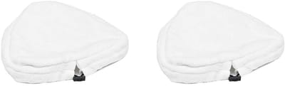 Vervangende Pads - Microvezel Doeken - Stoomreiniger Gebruik - Wasbaar Materiaal - 45x15x20 cm - Wit