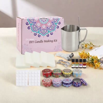 ZYLARO DIY Kaarsen Maken Set - Geurkaars - Kaars - Voor Volwassenen & Kinderen