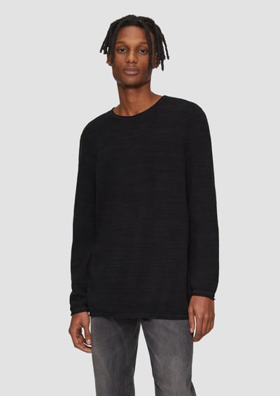 Qs Men-Pull--59W0 Blue-Maat S