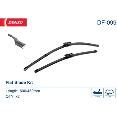 Wisserblad DENSO DF-099, 600/450mm, Voor, 2 Stuk