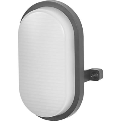 LEDVANCE Bulkhead LED 4W/7W/9W CCT Zwart IP65, wand-/plafondlamp met beschermende kooi, kelderlamp, vochtbestendige lamp