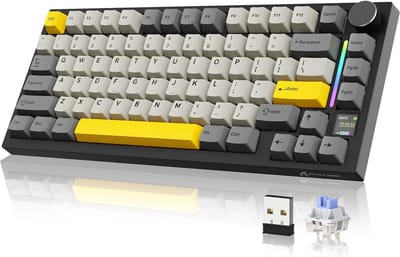 Mechanisch Gaming Toetsenbord met TFT-scherm, Hot-Swap en RGB Verlichting - 75% ANSI Indeling