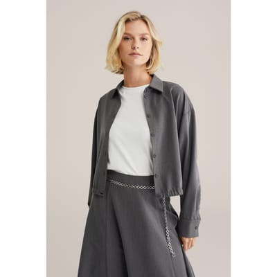 WE Fashion Blouse Grey Taglia: XL | Magliette intime Outlet | Donna | Grigio