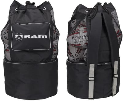 Coaches Ademende Rugby Ballenzak - Backpack met Compartiment - Tot 8 Ballen