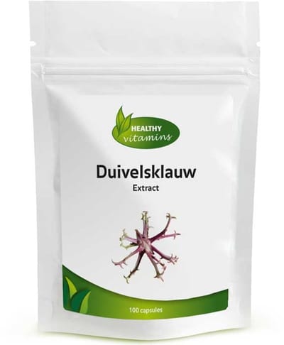 Healthy Vitamins Duivelsklauw Extract - 100 Capsules