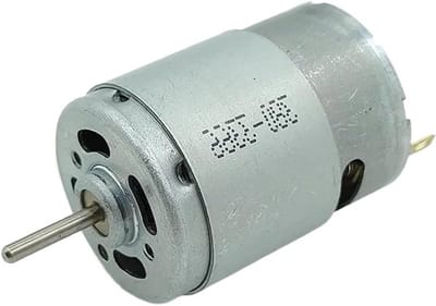Kleine Motor - Micro Motor - Doe-het-zelf Projecten - Hoge Snelheid - 28mm Diameter - Metaal