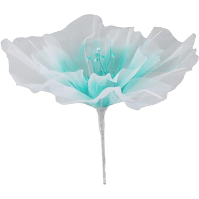 Gaasbloem 19,7 inch Diameter Zacht Heldere Kleuren Licht Herbruikbaar Handgemaakt Organza Bloemen voor Bruiloft Fotografie Familie