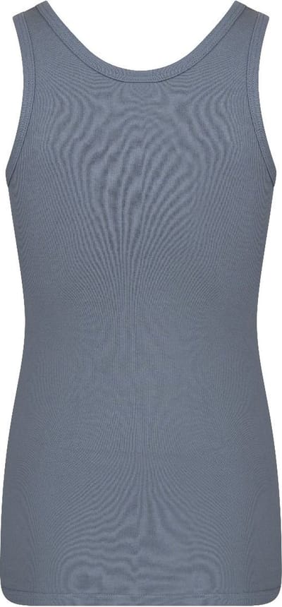 Heren hemd antraciet - Katoenen onderhemd - Singlet grijs - XL - Antracite