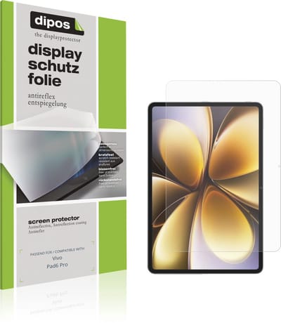 dipos – 2x Matte Beschermfolie geschikt voor Vivo Pad6 Pro | Krasbestendige & antireflecterende Screenprotector Ultra-Thin