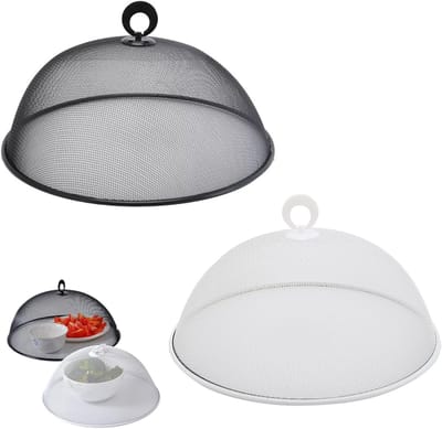 Set van 2 Voedselbedekkingen, 30 cm, Ideaal voor BBQ, Picknick en Feestjes, Bescherming tegen Insecten en Vuil