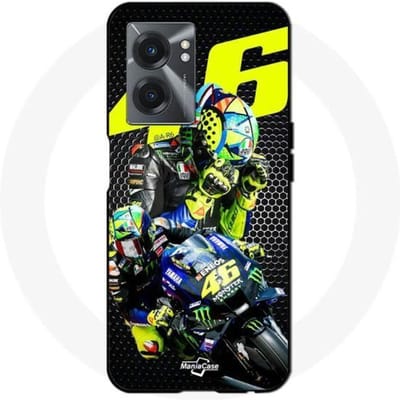 Coque - Maniacase - Realme V23 - Souple - Noir - Valentino Rossi Logo Motogp monster
