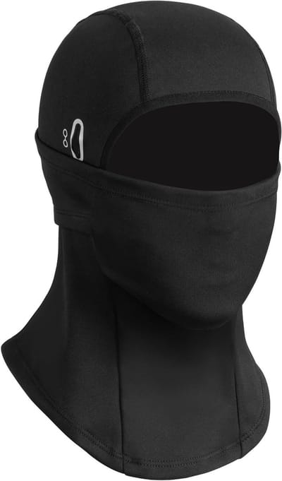 Winterse Thermische Balaclava voor Jongens en Meisjes - Ademend, Multifunctioneel en One Size, Zwart