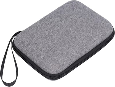Compacte en Lichtgewicht Bescherming voor LED Neklamp - Duurzaam Grijs Nylon voor Reisorganisaties en Handige Oplossingen