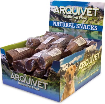 Gedroogde en gerookte luchtpijpen voor honden - 30 stuks - intrektbaar - 100% natuurlijke snack - lekkernijen - lekkernijen voor honden - vetarm