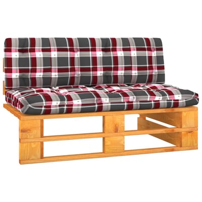 vidaXL - Tuinmiddenbank - pallet - honingbruin - geïmpregneerd - grenenhout