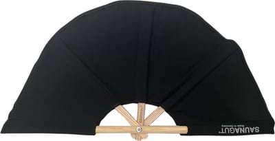 Saunagut - Waaier zwart 74 cm - 1 st.. new
