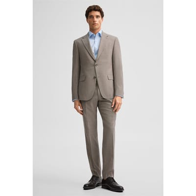 Pak van wolmix, beige