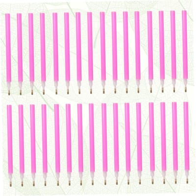 Diamant Borduurpen - Kralen Pen - Hobby Knutselen - Koperen Punt - 100 stuks - Roze