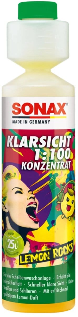 SONAX Lemon Rocks Ruitenwisservloeistof Concentraat 250ml