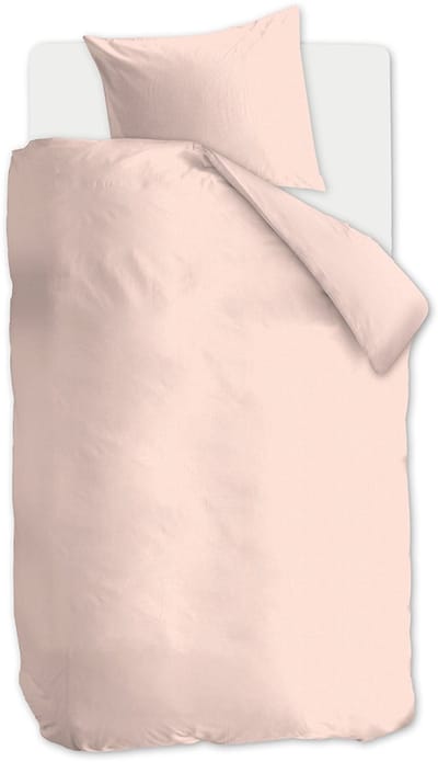 Auping Chambray blossom Dekbedovertrek - Eenpersoons 140 x 220 cm - Biologisch katoen - Blush
