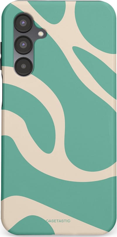 Casetastic hoesje geschikt voor Samsung Galaxy A16 - Dubbellaagse bescherming - Zand Groene Vlaktes - Fashion Case - Saliegroen Zand