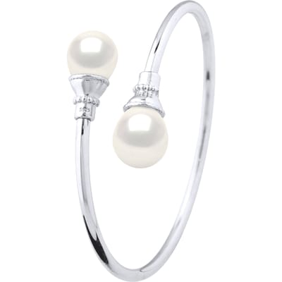 You & Me armband zoetwaterparels 11-12 mm White 925