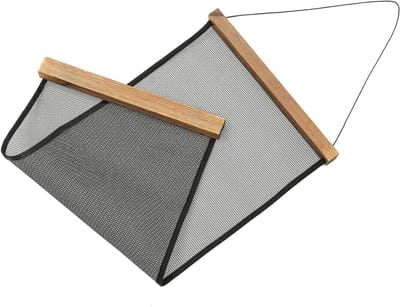 Sieraden Organizer - Hanger Wandrek - Sieraden Presenteren - Uniek Mesh Ontwerp - 60x30cm - Lichtbruin