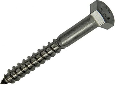 Mack HOUTDRAADBOUT ROESTVRIJSTAAL 4 ST 6 X 50 MM