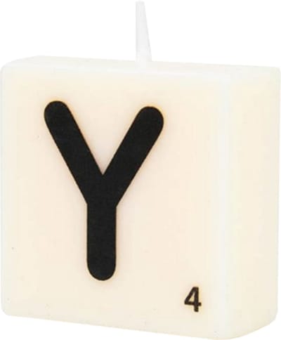 Letter Kaarsje - Y