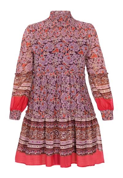 usha jurk vrouwen paars