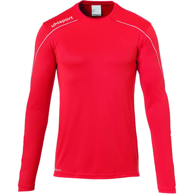 Uhlsport Stream 22 Voetbalshirt Lange Mouw Heren - Rood / Wit | Maat: L