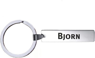 Sleutelhanger Met Naam - Bjorn - RVS