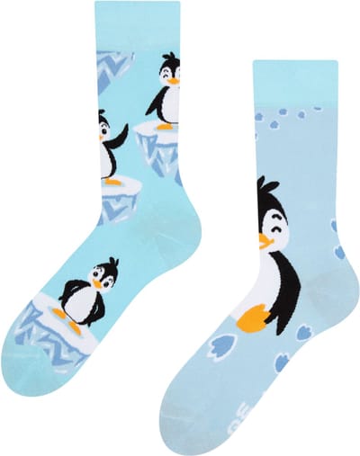 Mismatch Sokken Vrolijke Pinguin 35-38