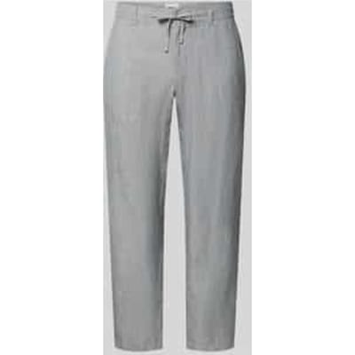 slim fit linnen broek van puur linnen model 'Fabio'