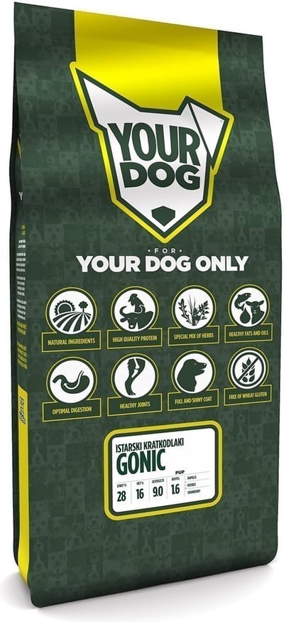 Yourdog Istarski kratkodlaki gonic Rasspecifiek Puppy Hondenvoer 12kg | Hondenbrokken