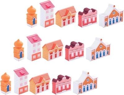 Miniatuur Huisjes - Tuinhuisjes Sprookjes - Doe-het-zelf Decoratie - Creatieve Variatie Set - 15 Stuks - Meerkleurig