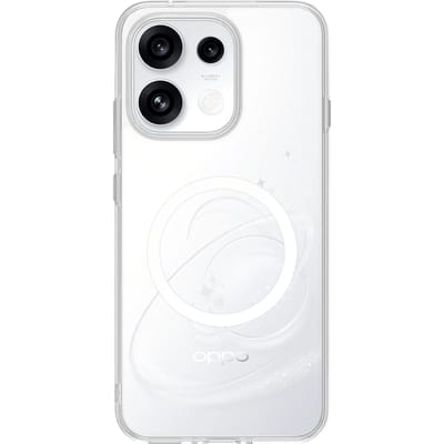 OPPO Reno16 F Back Cover met Magneet Transparant
