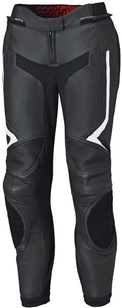 Held Street Rocket 4 Dames Zwart Wit Leren Motorbroek - Broek