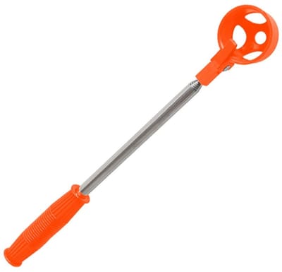 Nivard Golfbalhengel - Golfhengel - Uitschuifbaar - Ball Retriever - Golf Accessoires - Oranje
