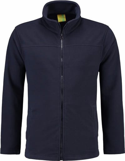 Fleece vest met rits Norway - Navy blauw - voor volwassenen/heren - winter trui S