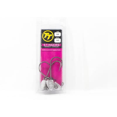 Tête plombée Tackle Tactics TT Stingers 3/4 oz 6/0 3/paquet (2263)
