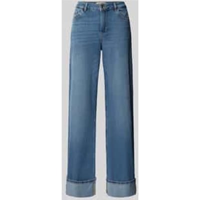 Wide fit Jeans met vaste zoom Model 'Dara'