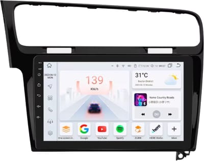 Autoradio met bluetooth - Carplay - Voor VW Golf 7 (2013-2017) - Geschikt voor Apple en Android - Stereo - Navigatie - Navigatiesysteem auto - 6GB 64GB